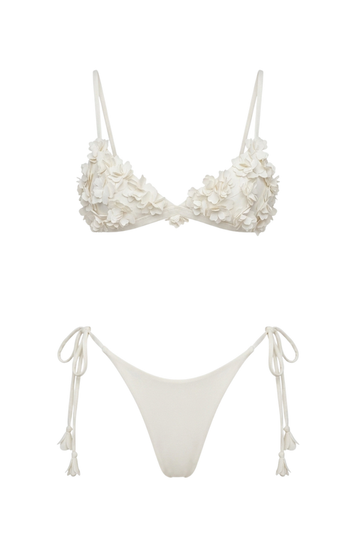 Bikini Sea Blossom Marfil