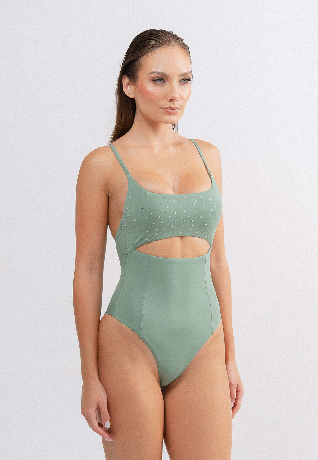 MOONLIT ONE PIECE-PISTACHIO