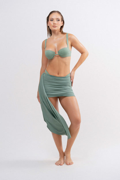 ALA VIVA SKIRT-PISTACHIO